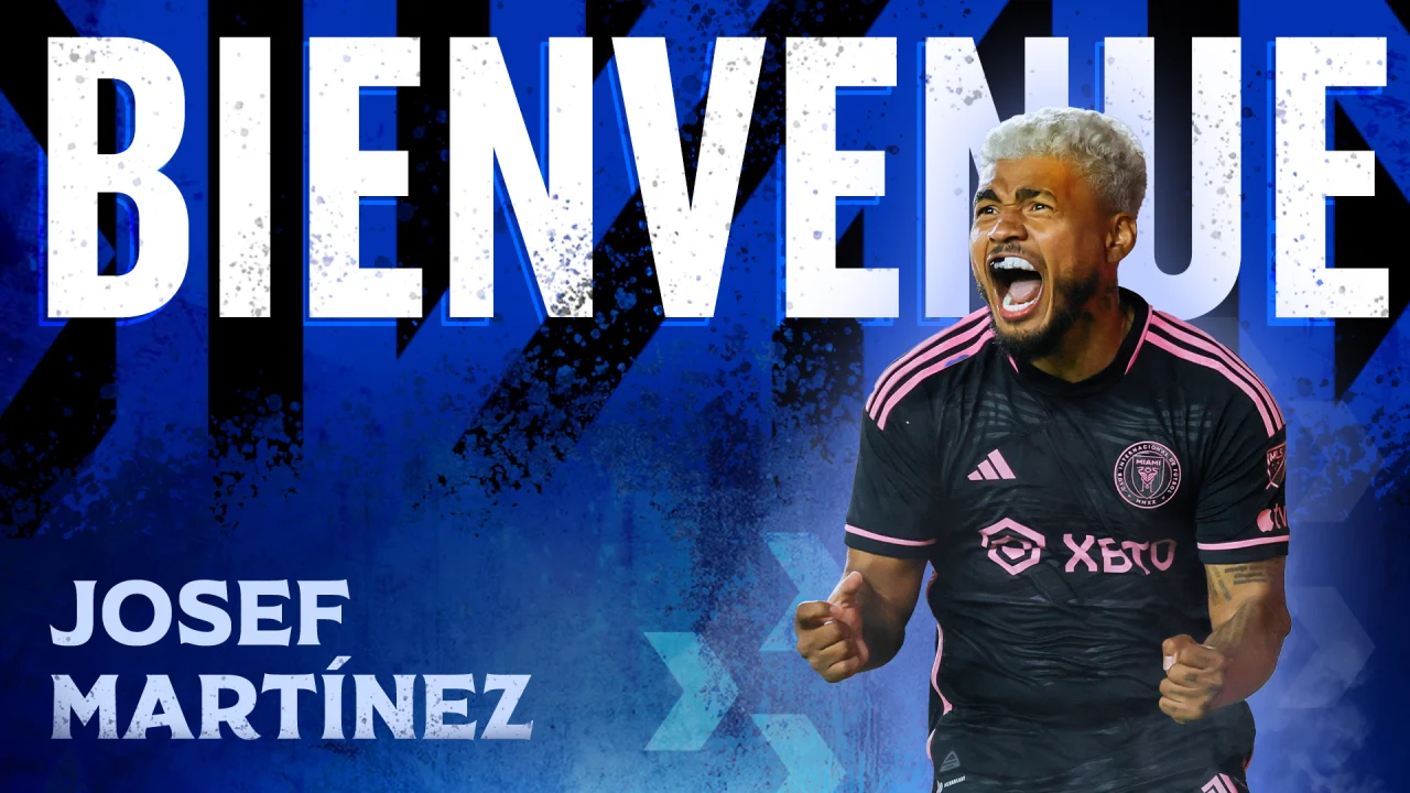 El delantero venezolano Josef Martínez presentado por su nuevo equipo de la MLS, CF Montreal